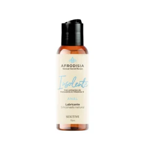 Lubricante Siliconado Natural Afrodisia Insolente Anal 75Ml