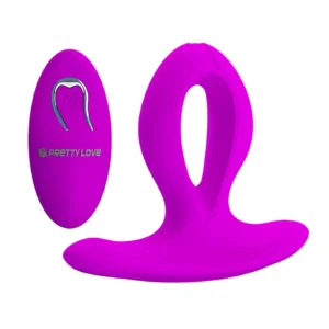 Vibrador Dual  Anal Vaginal Punto-G Silicona Multifuncion Recargable Usb Control Remoto