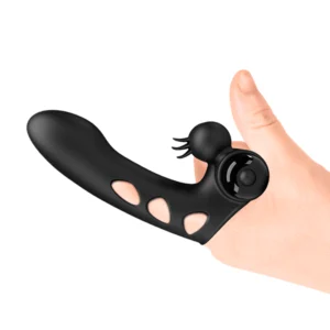 Vibrador  Dedo Orlando Silicona Multifuncion 9Cm X 2,6Cm