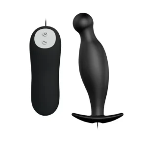 Vibrador Anal Silicona Multifuncion  12Cm X 3Cm