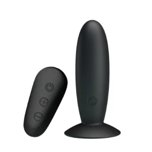 Vibrador Anal Recargable Control Remoto Silicona 11Cm X 3,3Cm