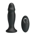 Vibrador Anal Recargable Control Remoto Silicona 12,5Cm X 3Cm