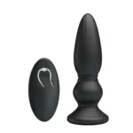 Vibrador Anal Recargable Control Remoto Silicona 12,5Cm X 3,3Cm