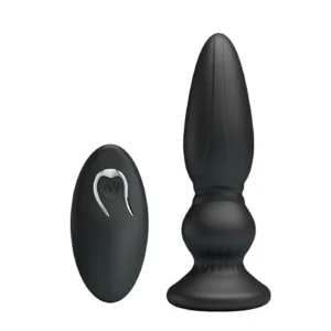 Vibrador Anal Recargable Control Remoto Silicona 12,5Cm X 3,3Cm