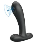 Vibrador Consolador Anal Remington Recargable Silicona Multifuncion 11Cm X 3Cm