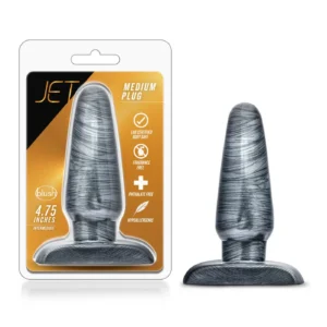Jet - Medium Plug - Carbon Metallic Black