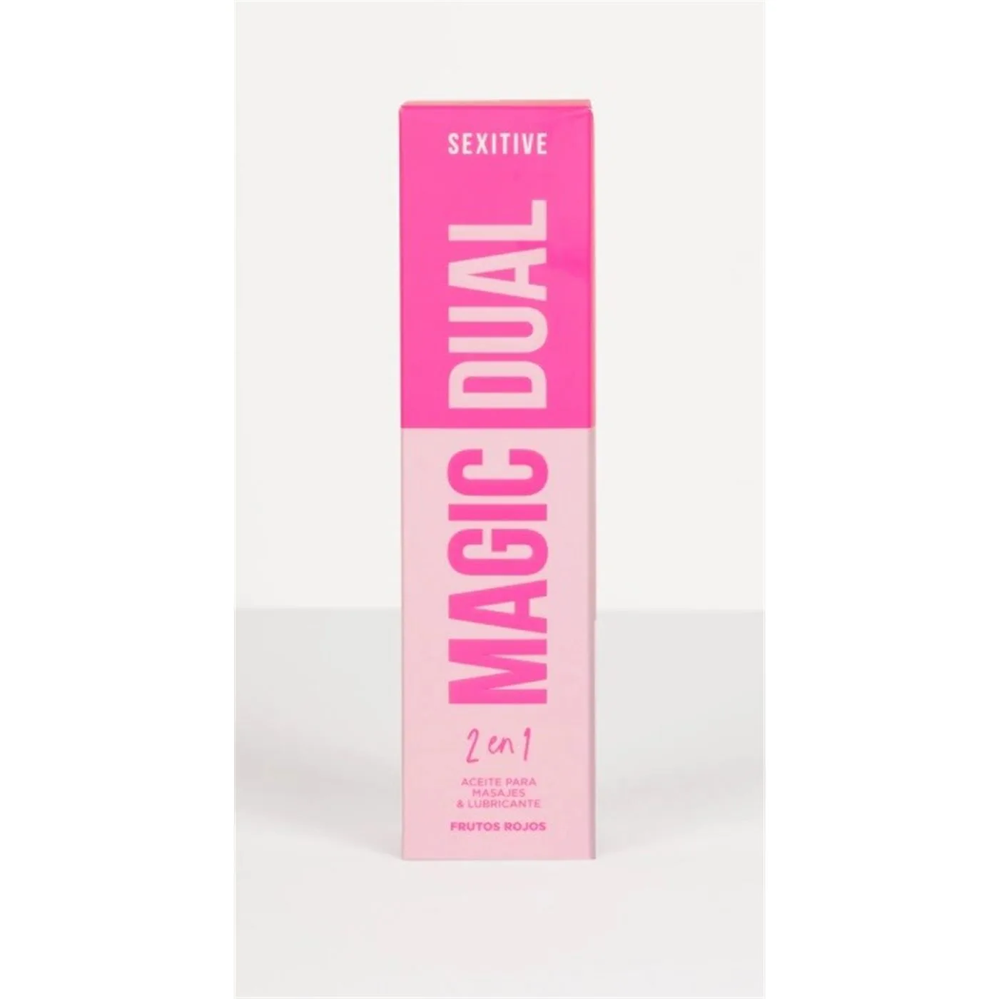 Magic Dual Aceite Sensual Para Masajes Y Lubricante- Aroma Frutos Rojos