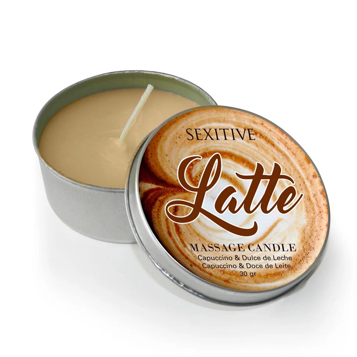 Massage Candle Latte Capuccino & Dulce De Leche - 30 Gr