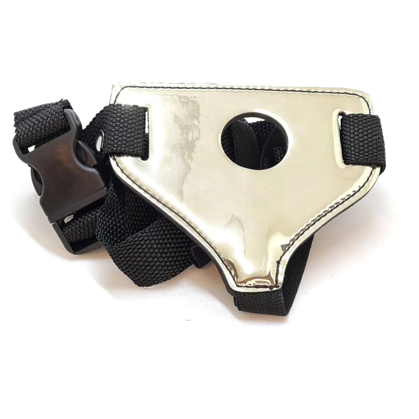 Arnes Sin Aro 3Cm Femenino Dorado - Eco-Cuero-Correa Regulable