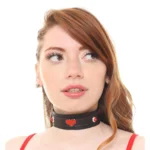 Collar Choker Corazon Rojo