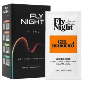 Caja X12 Sachet Gel Intimo Diabolico 10Ml