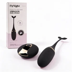 Vibrador Dual Whale Negro / C9005