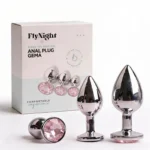 Anal Plug Gema Rosa Claro / C9030