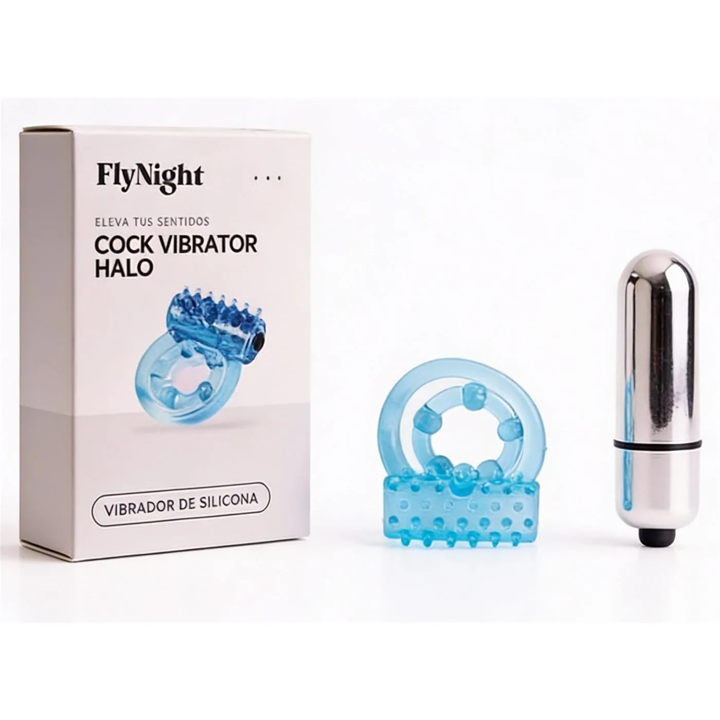 Anillo Vibrator Halo Azul / C9041