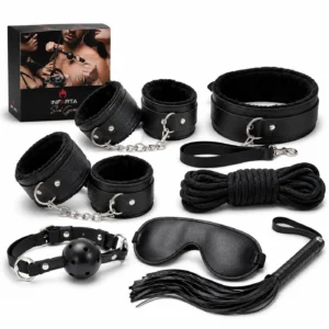 Kit Bondage 7 Piezas Negro