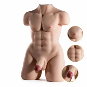 Hérculex – Torso Realista De Gran Pene Y Cola + Balita De Regalo