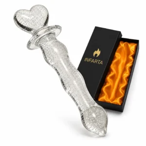 Glass Dildo Glow In The Dark  Phantom Heart