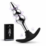 Anal Plug Silverpulse Double Metal Small