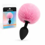 Anal Plug Bunny Silicone Small Pink