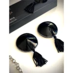Acharoladas Pezoneras Sexy Black Con Pompón ¡¡Nuevas!!
