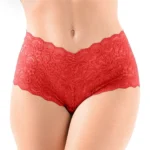 Culotte De Puntilla Rojo