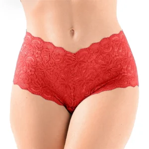 Culotte De Puntilla Rojo