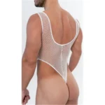 Hombre - Body Cavado De Microfibra Y Red