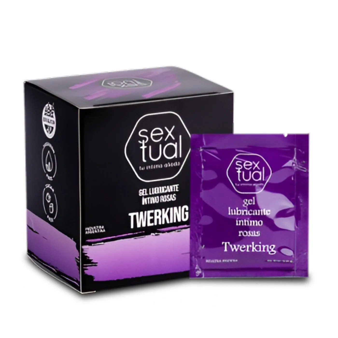 Gel Lubricante Intimo Rosas Sachet 10Ml X 12 Unidades